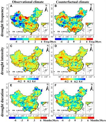 Impacts of anthropogenic climate change on meteorological drought in China